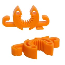 C-BITE Thriving Design Orange Plastic Garden Stake Clips