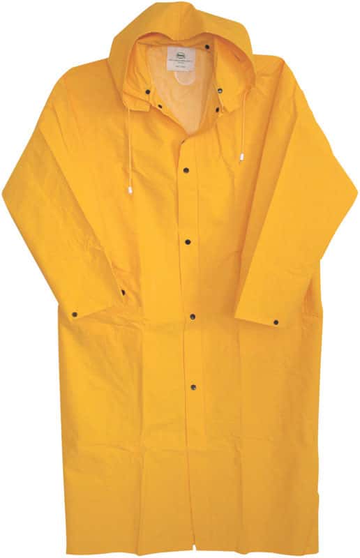 Boss Yellow PVC-Coated Rayon Rain Jacket L - Ace Hardware
