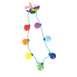 Color Theory Rainbow Flashing Necklace 1 pk
