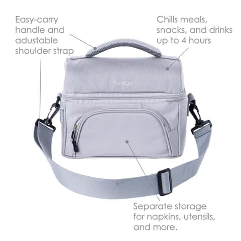 Bentgo Deluxe Lunch Bag - Gray