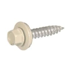 Grip-Rite Pro-Twist No. 9 Sizes X 1 in. L Hex Round Washer Head Sheet Metal Screws 1 lb 115 pk