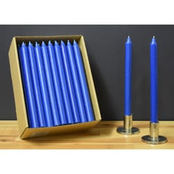 Kiri Tapers Royal Blue Unscented Scent Taper Candle