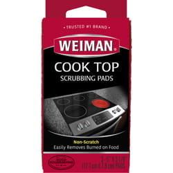 Weiman No Scent Cooktop Scrubbing Pads 3 ct Sponge