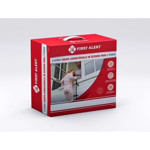 First Alert 14 ft. H Fire Escape Ladder 375 lb. capacity First Alert 14 ft. H Fire Escape Ladder 375 lb. capacity