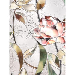 Artscape Multicolored Begonia Indoor and Outdoor Window Film 24 in. W X 36 in. L