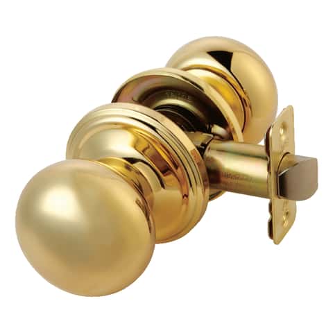 Wired Brass Door Bell Push Button 4 L Colonial Lacquered Finish