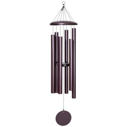 Corinthian Bells Plum Aluminum 50 in. Wind Chime