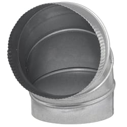 Imperial 8 in. D X 8 in. D Adjustable 90 deg Galvanized Steel Furnace Pipe Elbow