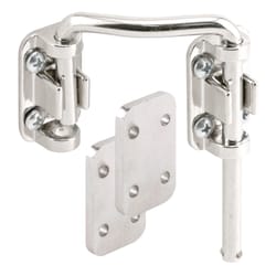 Prime-Line Defender Security Nickel Steel Indoor Sliding Door Lock