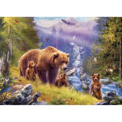 Eurographics Jan Patrik Grizzly Cubs Jigsaw Puzzles Multicolored 500 pc