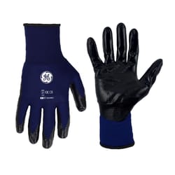 General Electric Unisex Dipped Gloves Black/Blue XL 1 pair