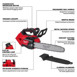 Milwaukee M18 FUEL 2826-20T 14 in. 18 V Battery Chainsaw Tool Only