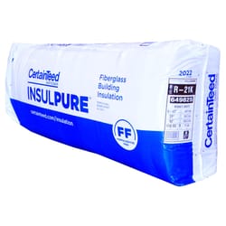 Certainteed 15 in. W X 93 in. L X 5.5 in. R-21 Kraft Faced Fiberglass Insulation Batt 77.50 sq ft