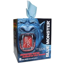 Millrose Blue Monster Cellulose Disposable Towels 9 in. W X 12 in. L 0 box 220 pk