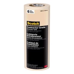 Scotch 1.88 in. W X 60 yd L Tan High Strength Masking Tape 6 pk