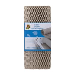 Duck Softex 36 in. L X 17 in. W Taupe PVC/Polyester Bath Mat Latex Free