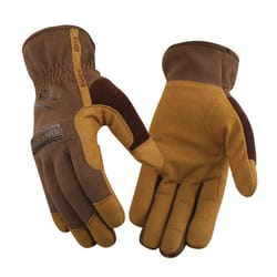 Kinco Men's Outdoor Driver Work Gloves Brown XL 1 pair