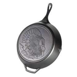 Lodge Wildlife Series Cast Iron Skillet 13.25 in. Black