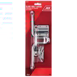 Ace 13.52 in. H X 4.75 in. W X 1.7 in. L Zinc-Plated Zinc Slide Bolt Gate Latch