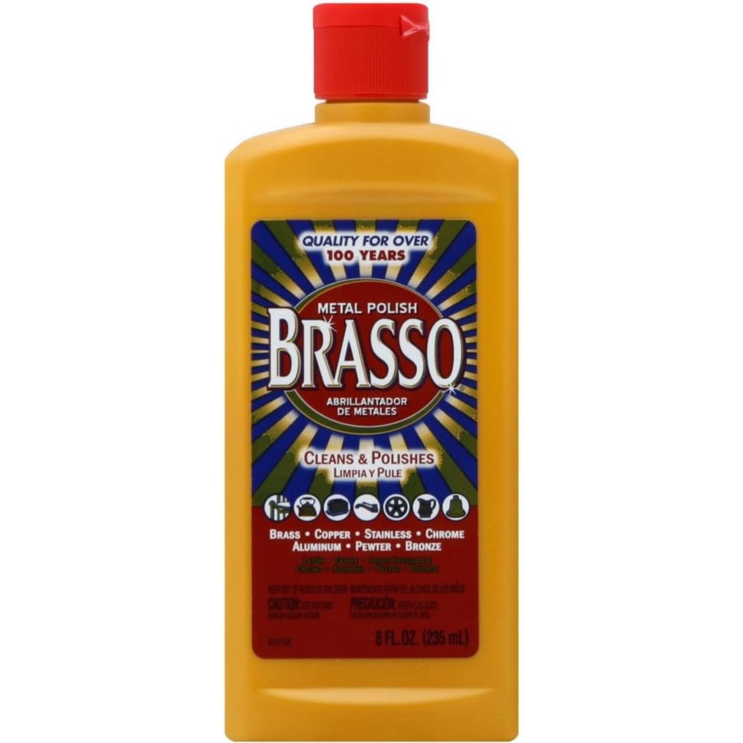 Brasso No Scent Metal Polish 8 oz Cream Ace Hardware