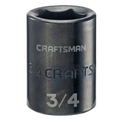 Craftsman 3/4 in. X 1/2 in. drive SAE 6 Point Shallow Shallow Socket 1 pc