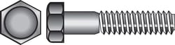 HILLMAN 1/4 in. D X 5 in. L Zinc Plated Steel Hex Bolt 100 pk