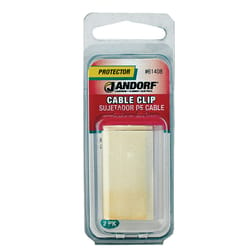 Jandorf 1/4 in. D X 1.5 in. L Gray PVC Cable Clip