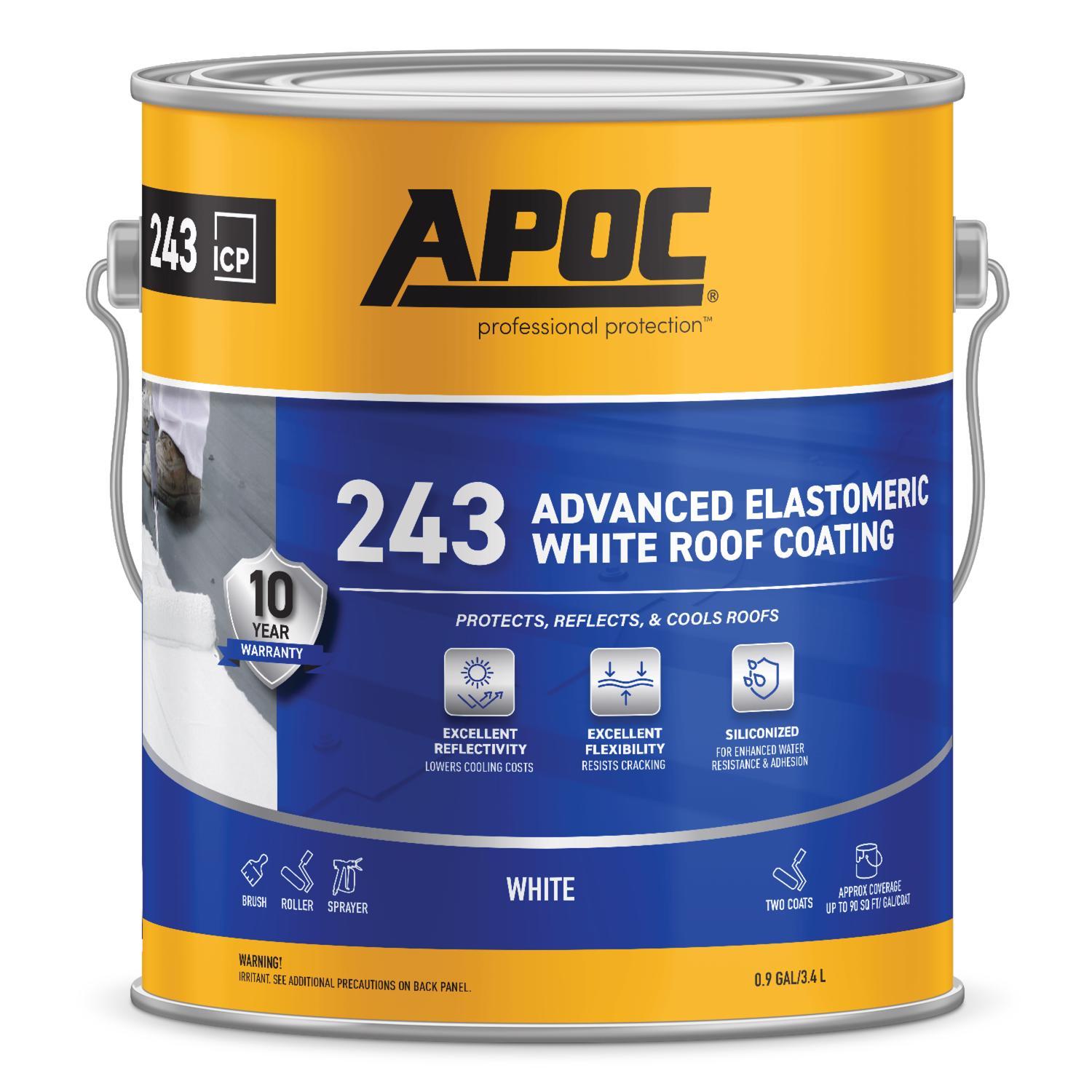 APOC Silver Guard-F 0.9-Gallon Aluminum Reflective Roof Coating (1-Year Limited Warranty) APOC Silver Guard-F 0.9-Gallon Aluminum Reflective Roof Coating (1-Year Limited Warranty)
