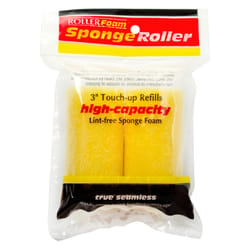 RollerLite Sponge 3 in. W X 3/8 in. S Mini Paint Roller Cover Refill 2 pk