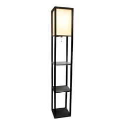 Lalia Home 62.75 in. Black Floor Lamp