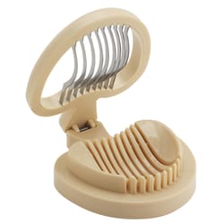 Joie Cream Plastic/Stainless Steel Mushroom Slicer