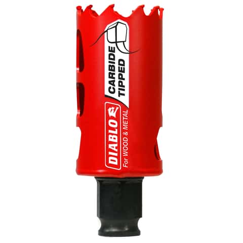 Diablo 1 3 8 in. Carbide Tipped Diablo Mandrel Hole Saw 1 pc Ace