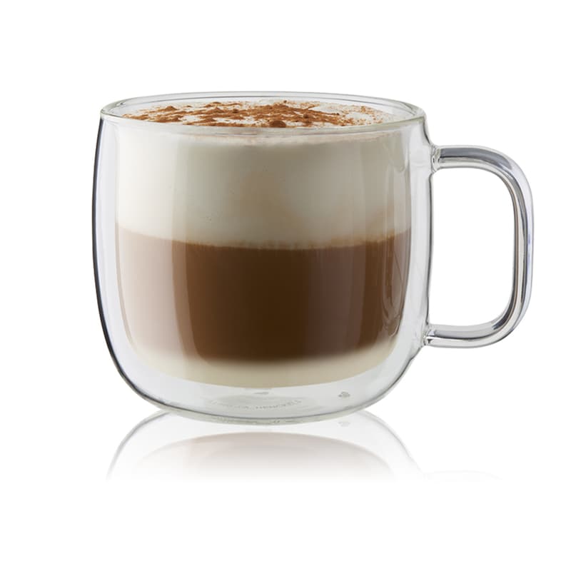 Zwilling J.A Henckels Sorrento Clear Glass Double Wall Mug 2 pk Sansujyuku sansujyuku.com