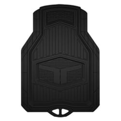 Custom Accessories Black Rubber Auto Floor Mats 2 pk