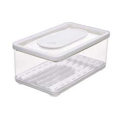 InterDesign iDFresh 25 cups Clear Food Container and Lid 1 pk