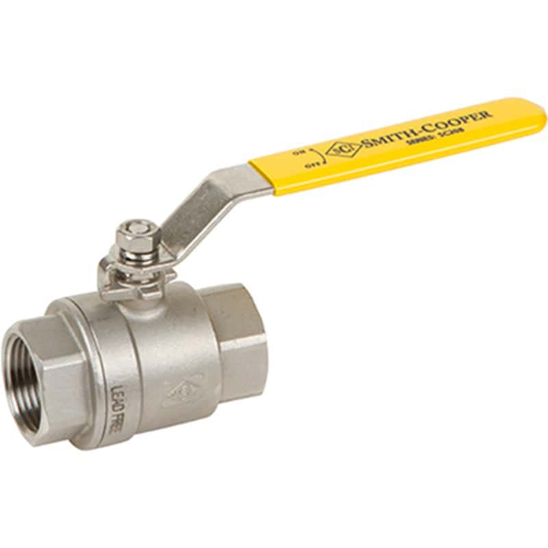 Smith Cooper 1/2 in. Stainless Steel FIP Ball Valve Full Port Ace