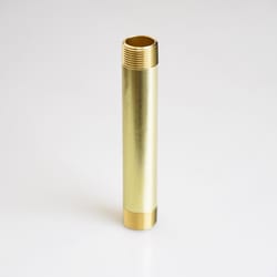 ATC 3/4 in. MPT 3/4 in. D MPT Yellow Brass Nipple 6 in. L