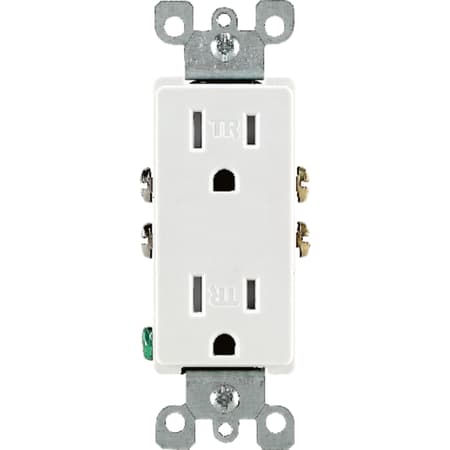 Leviton 20 amps 125 V Duplex White Outlet 5-20R 10 pk - Ace Hardware