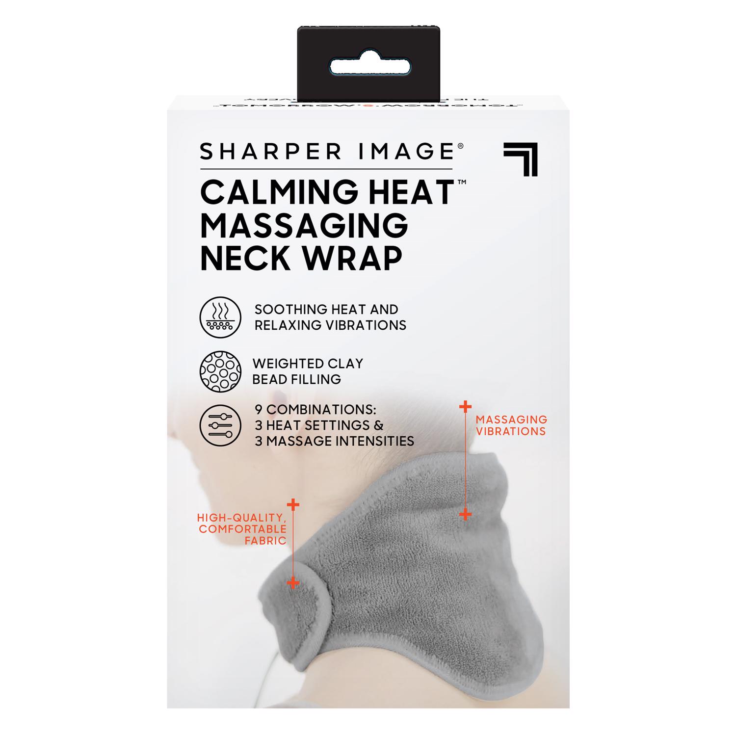 Photos - Other interior and decor Sharper Image Calming Heat Massaging Neck Wrap Polyester 1 pk CWT18004