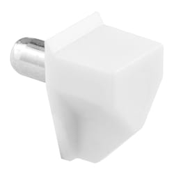 Prime-Line White Plastic Shelf Shelf Support Peg 5 mm Ga. .625 in. L 15 lb