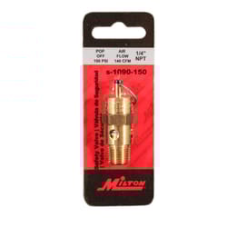 Milton Safety Valve 1/4 in. 1 pc