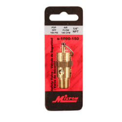 Milton Safety Valve 1/4 in. 1 pc