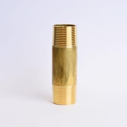 ATC 1 in. MPT 1 in. D MPT Yellow Brass Nipple 4 in. L