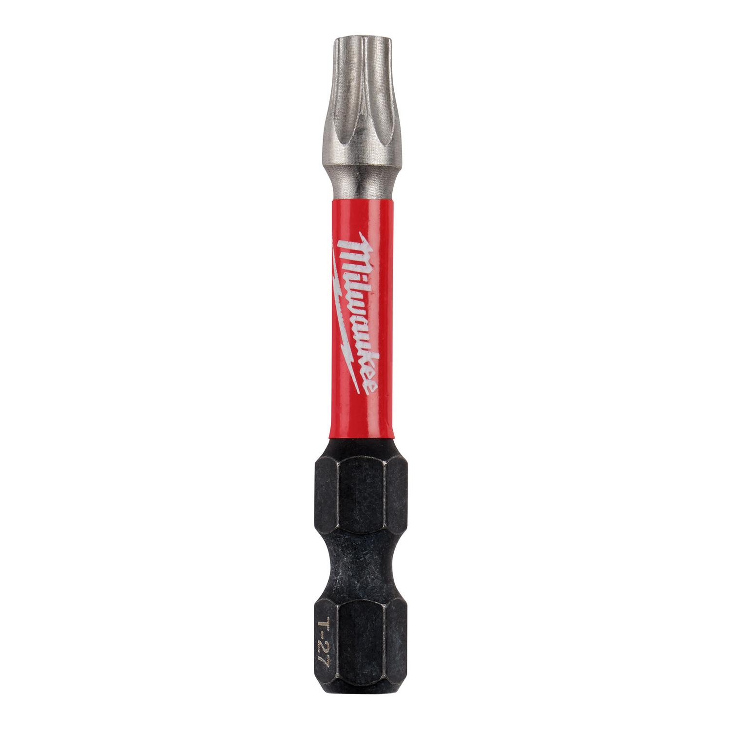 Photos - Drill Bit Milwaukee Shockwave Torx T27 X 2 in. L Screwdriver Bit Steel 1 pc 48-32-44 