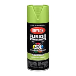 Krylon Fusion All-In-One Gloss Jungle Green Paint+Primer Spray Paint 12 oz