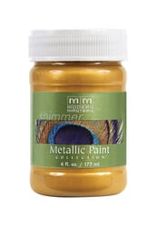 Modern Masters Metallic Paint Collection Satin Pale Gold Water-Based Metallic Paint 6 oz