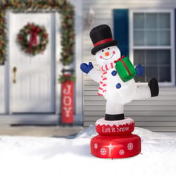 Glitzhome Snowman 6 ft. Inflatable