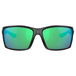 Costa Reefton Black Frame Green Lens Polarized Sunglasses