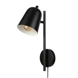 Globe Electric 1-Light Matte Black Wall Sconce