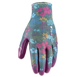 Wells Lamont Women's Outdoor Botanical Gardening Gloves Purple L 1 pair